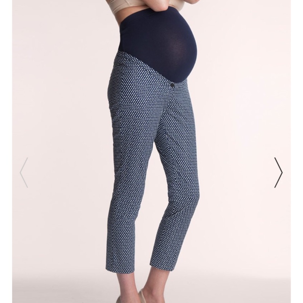 Séraphine Maternity Polka Dot Capris - size 6